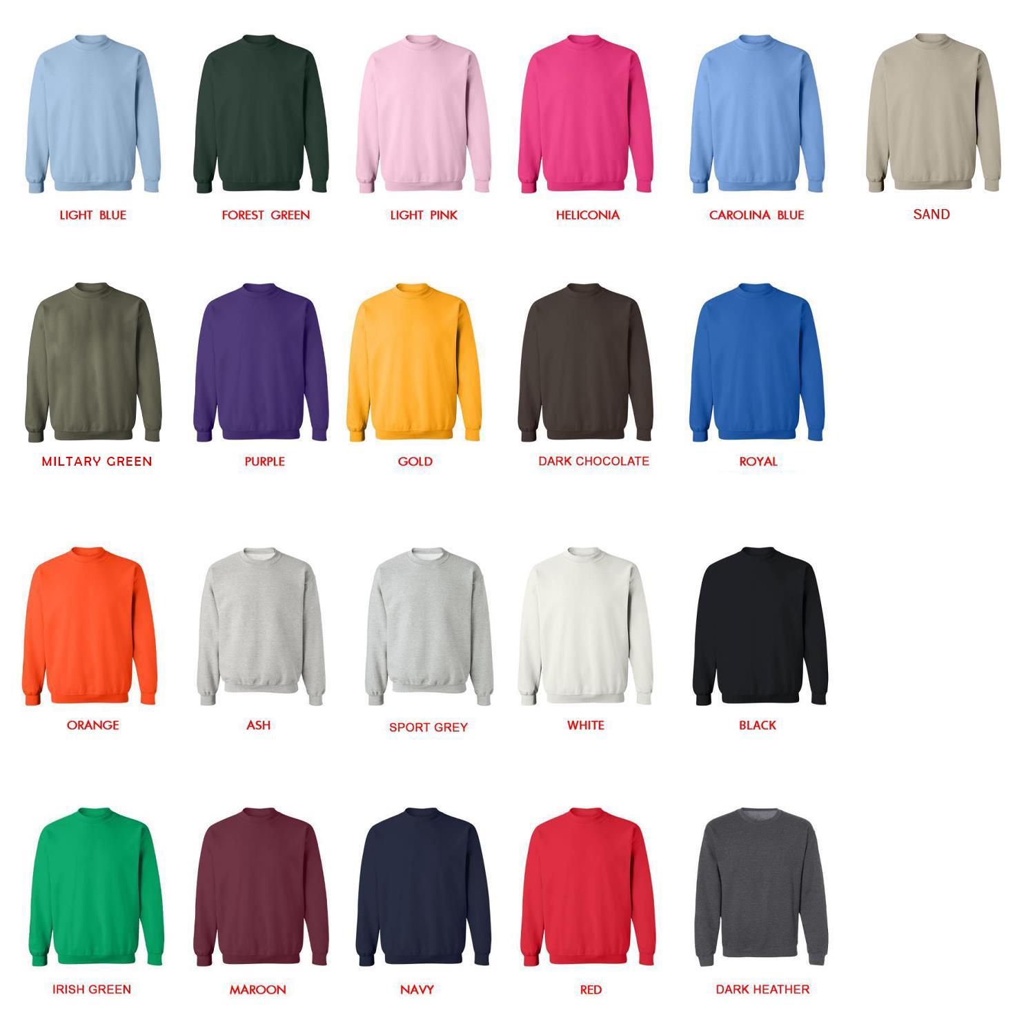 sweatshirt color chart - Azur Lane Store