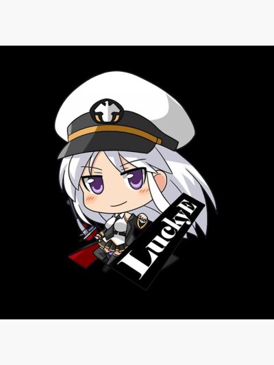 Alternative view of Enterprise Azur Lane Throw Pillow