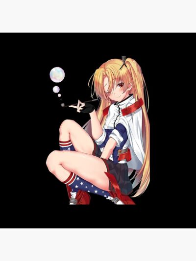 Alternative view of Azur Lane Cleveland Throw Pillow