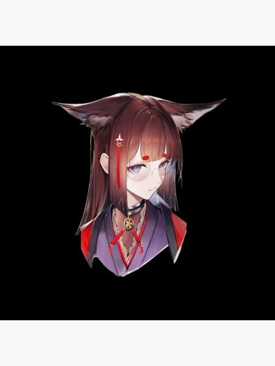 Alternative view of Azur Lane Amagi Throw Pillow