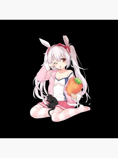 Alternative view of Azur Lane Laffey Throw Pillow