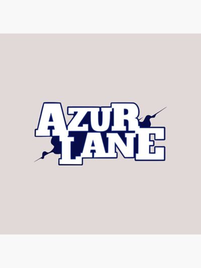 Alternative view of Azur Lane Emblem Logo Throw Pillow