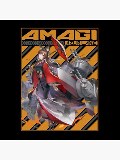 Alternative view of Azur Lane Amagi Perfect Gift Slayer Gift Throw Pillow