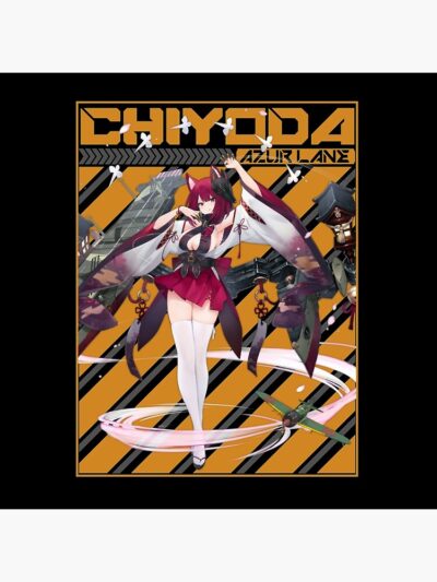 Alternative view of Azur Lane Chiyoda Perfect Gift Slayer Gift Throw Pillow