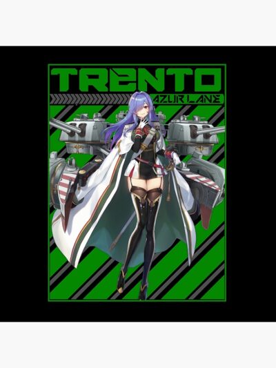 Alternative view of Azur Lane Trento Perfect Gift Slayer Gift Throw Pillow