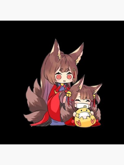 Alternative view of Azur Lane Akagi Throw Pillow