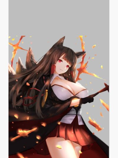 Alternative view of Azur Lane Akagi Hot Design Shower Curtain