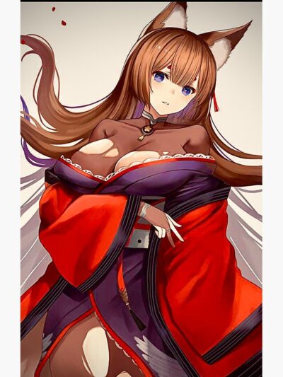 Alternative view of Azur Lane Amagi Shower Curtain