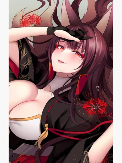 Alternative view of Azur Lane Akagi New Design Shower Curtain