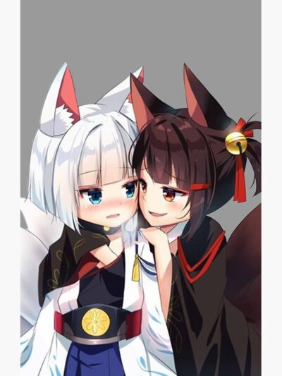 Alternative view of Azur Lane Akagi & Kaga Shower Curtain