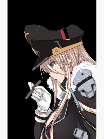 Alternative view of Azur Lane Bismarck Smoke Shower Curtain