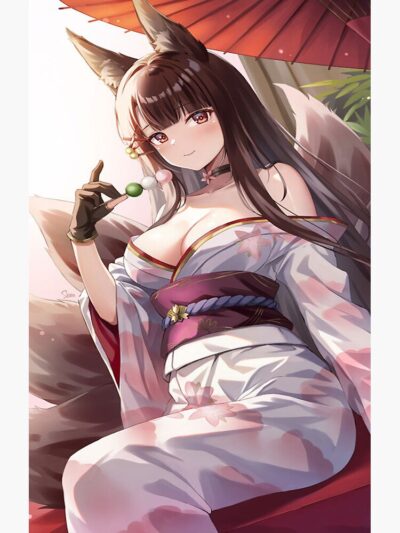 Alternative view of Azur Lane Akagi Shower Curtain