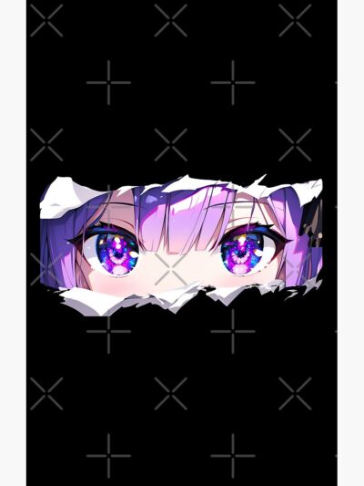 Alternative view of Unicorn Azur Lane Galaxy Eyes Torn Paper Peek Shower Curtain