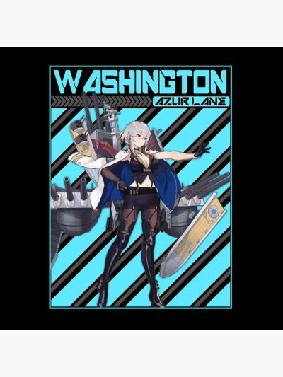 Alternative view of Azur Lane Washington Perfect Gift Slayer Gift Tapestry