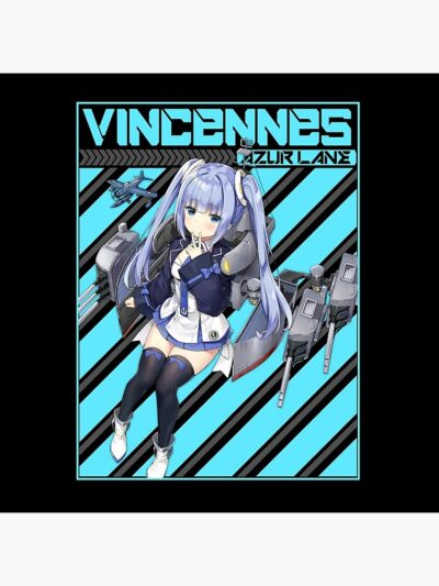 Alternative view of Azur Lane Vincennes Perfect Gift Slayer Gift Tapestry