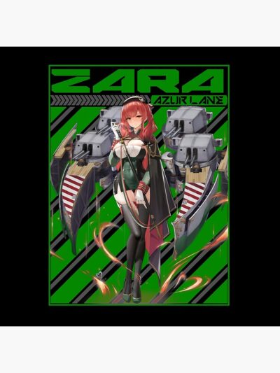 Alternative view of Azur Lane Zara Perfect Gift Slayer Gift Tapestry
