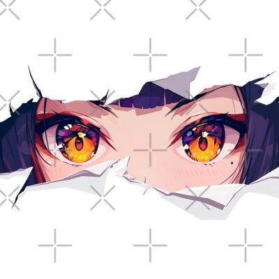 Alternative view of Akagi Azur Lane Amber Eyes Torn Paper Peek Tote Bag