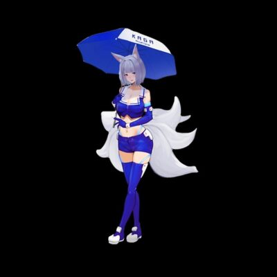 Alternative view of Kaga Azur Lane Umbrella Tote Bag