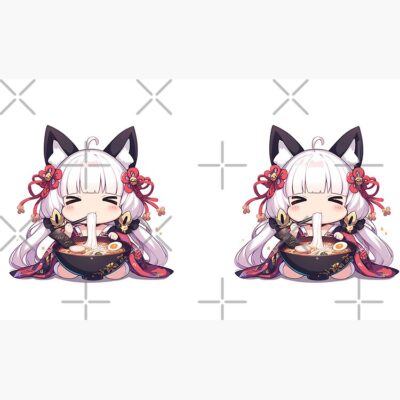 Alternative view of Illustrious Azur Lane Chibi Ramen Kimono Kawaii Feast Mug