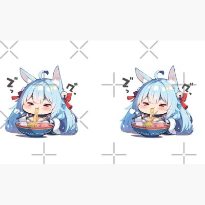 Alternative view of Sirius Azur Lane Chibi Ramen Kawaii Sleepy Noodles Mug
