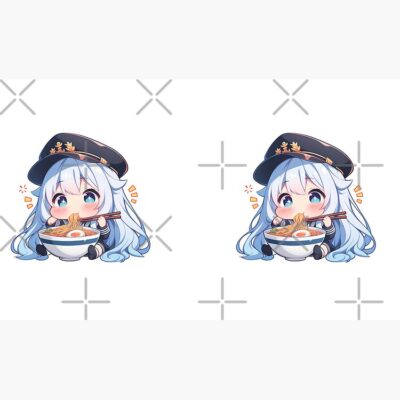 Alternative view of Enterprise Azur Lane Kawaii Ramen Chibi Noodles Bite Mug