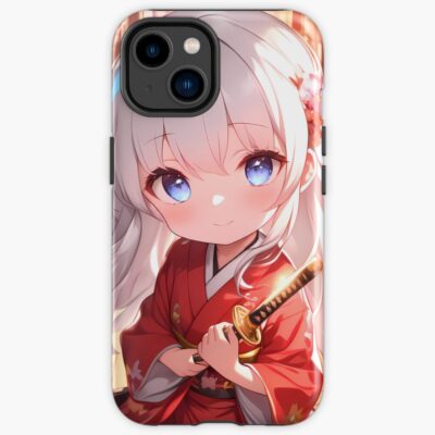 Enterprise Azur Lane Red Kimono Lantern Glow Iphone Case