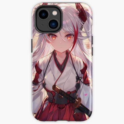 Prinz Eugen Azur Lane Chibi Elegant Shrine Cherry Blossoms Iphone Case