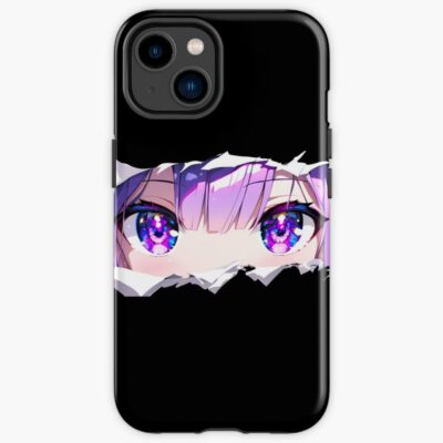 Unicorn Azur Lane Galaxy Eyes Torn Paper Peek Iphone Case