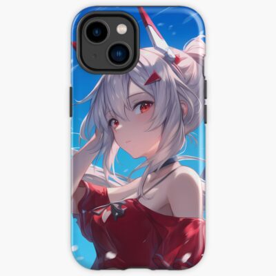 Ayanami Azur Lane Red Dress Umbrella Ocean Windy Summer Iphone Case