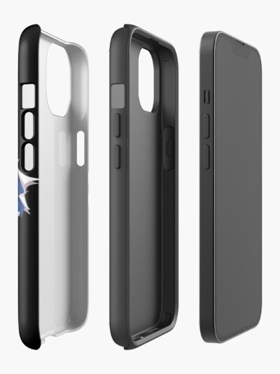 Alternative view of Illustrious Azur Lane Blue Eyes Torn Paper Peek Iphone Case