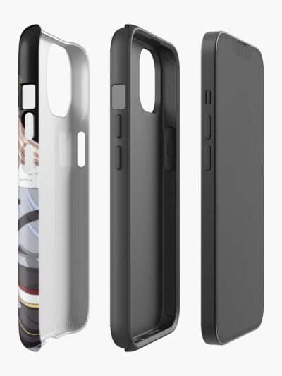 Alternative view of Azur Lane Bismarck Smoke Iphone Case