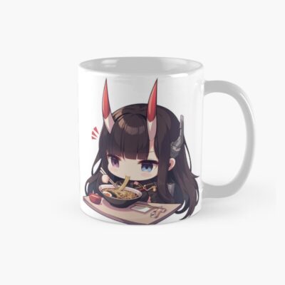 Noshiro Azur Lane Chibi Ramen Slurp Quiet Night Mug