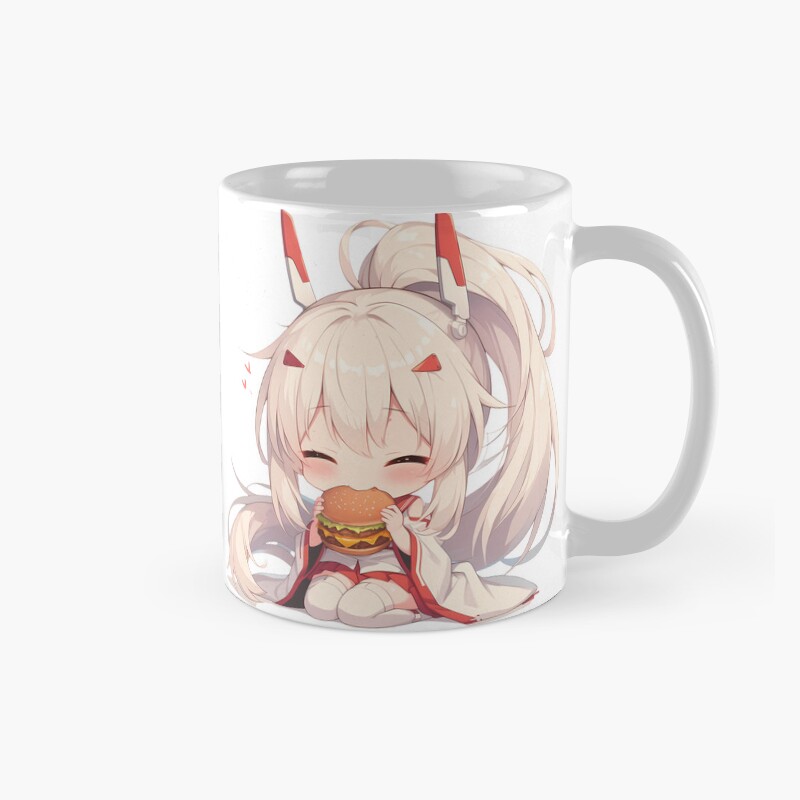 Ayanami Azur Lane Chibi Burger Quiet Bite Mug