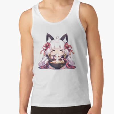 Illustrious Azur Lane Chibi Ramen Kimono Kawaii Feast Tank Top