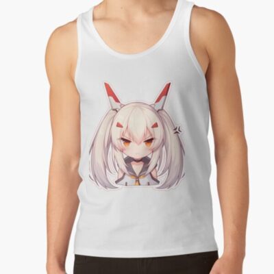 Alternative view of Ayanami Azur Lane Chibi Angry Kawaii Waifu Pout Tank Top