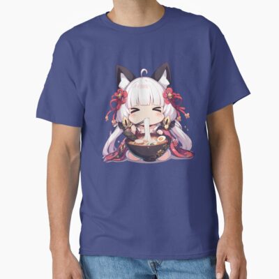 Illustrious Azur Lane Chibi Ramen Kimono Kawaii Feast T-shirt