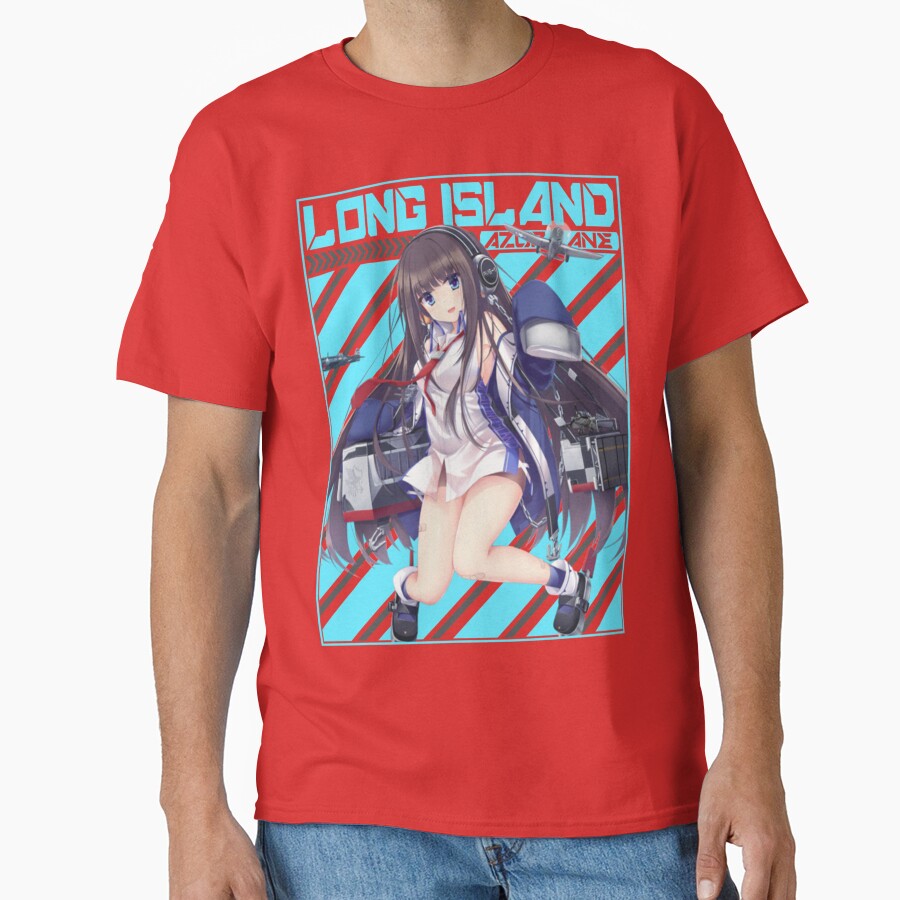 Azur Lane Long Island Perfect Gift Slayer Gift T-shirt - Image 5