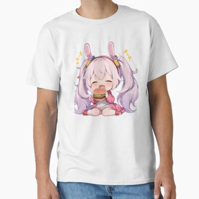Laffey Azur Lane Chibi Burger Moment T-shirt