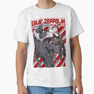 Alternative view of Azur Lane Graf Zeppelin T-shirt