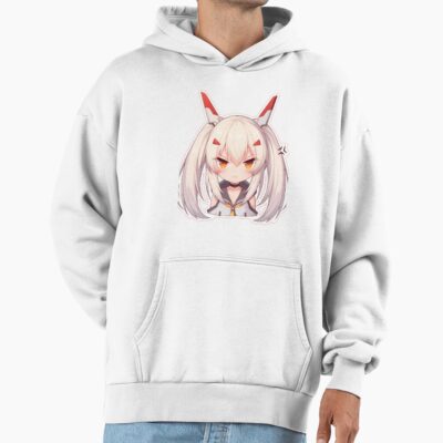 Alternative view of Ayanami Azur Lane Chibi Angry Kawaii Waifu Pout Hoodie