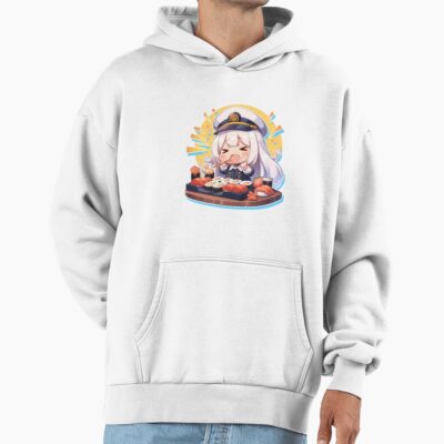 Enterprise Azur Lane Captain Chibi Sushi Party Hoodie