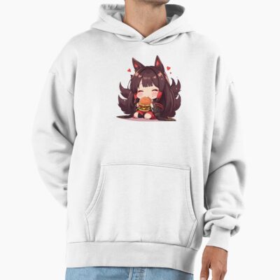 Akagi Azur Lane Chibi Burger Obsession Hoodie