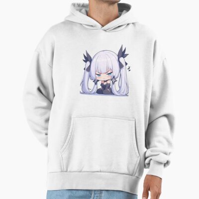 Illustrious Azur Lane Chibi Angry Kawaii Waifu Pout Hoodie