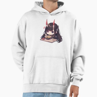 Noshiro Azur Lane Chibi Ramen Slurp Quiet Night Hoodie