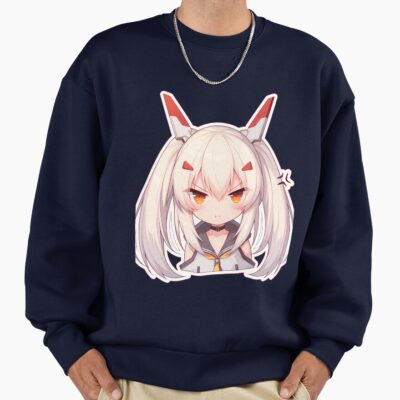 Ayanami Azur Lane Chibi Angry Kawaii Waifu Pout Sweatshirt