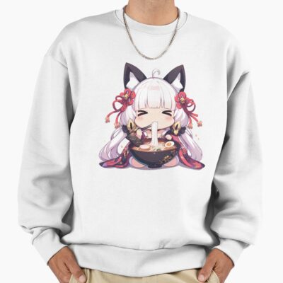 Illustrious Azur Lane Chibi Ramen Kimono Kawaii Feast Sweatshirt