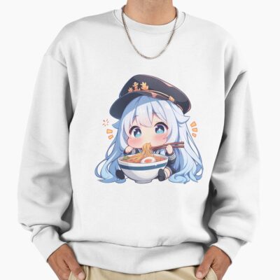 Enterprise Azur Lane Kawaii Ramen Chibi Noodles Bite Sweatshirt