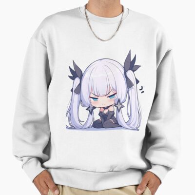 Illustrious Azur Lane Chibi Angry Kawaii Waifu Pout Sweatshirt