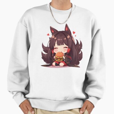 Akagi Azur Lane Chibi Burger Obsession Sweatshirt