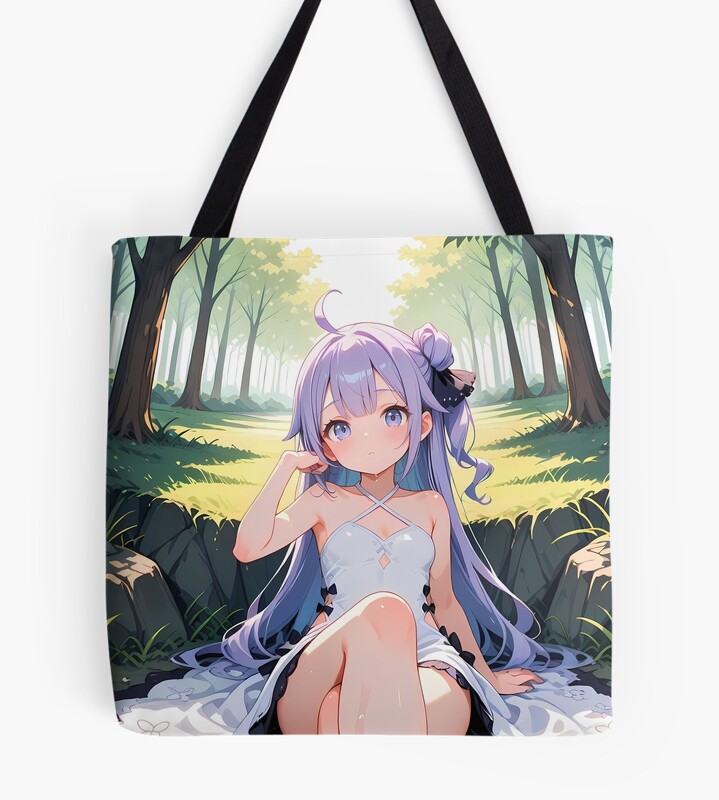 Unicorn Azur Lane Sunny Forest Daydream By The Stream Tote Bag